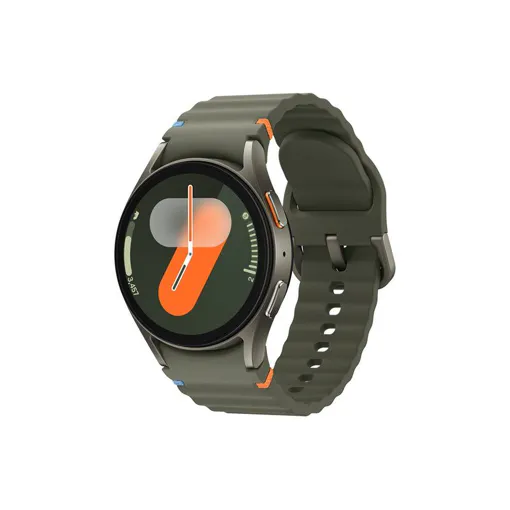 Montre Connectée Samsung Galaxy Watch7 - Boîtier 40 mm avec bracelet sport caoutchouc taille S/M - Vert - Bluetooth Bon état reconditionné disponible sur Rakuten