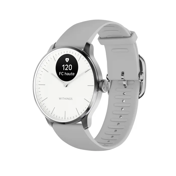 Montre connectée santé WITHINGS ScanWatch Light - 37mm Blanc Reconditionné Withings reconditionné disponible sur Cdiscount Seconde Vie