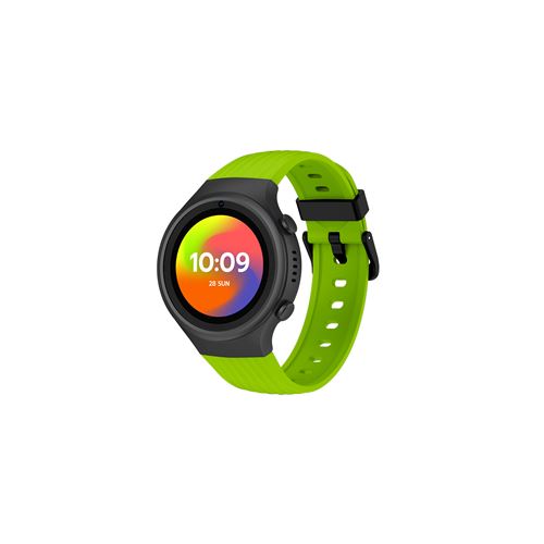 Montre connectée Smart products connection Smartee 4G Junior Noir avec bracelet Vert État correct reconditionné disponible sur Fnac | Dero