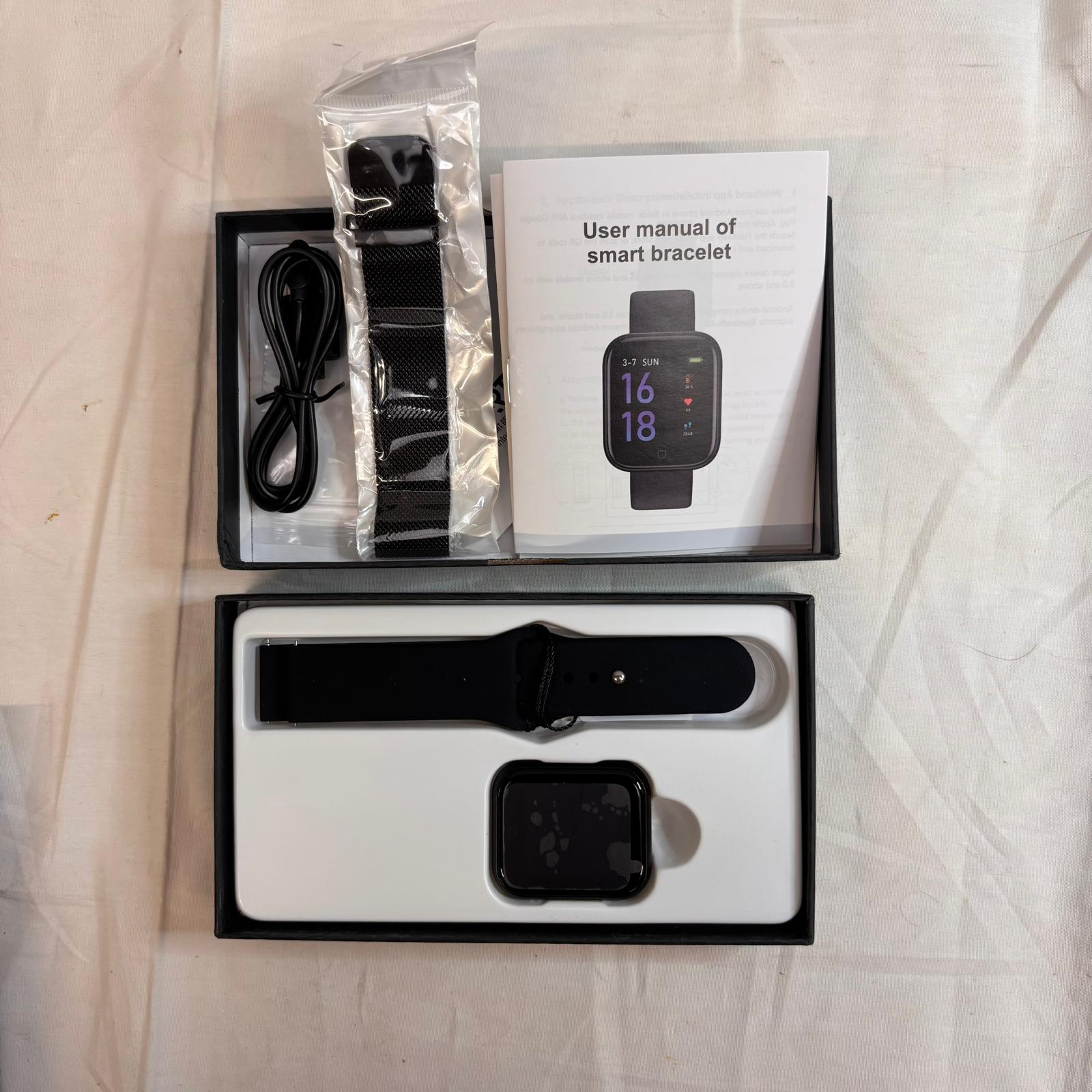 Voir photo 2 de Montre connectée Smarty 2.0 Wellness - SW013A Noire Montre connectée Smarty 2.0 Wellness - SW013A Noire Très bon état reconditionné photo 2