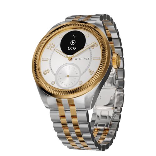 Montre connectée Withings ScanWatch Nova 39 mm Or rose avec bracelet métal État correct - 527,99 € Montre connectée Withings ScanWatch Nova 39 mm Or rose avec bracelet métal État correct Withings reconditionné disponible sur Fnac