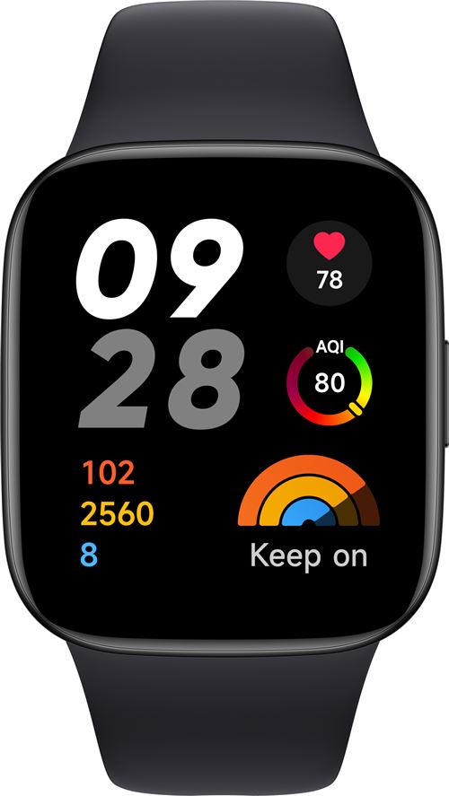 Montre connectée Xiaomi Redmi Watch 3 44 mm Noir État correct Xiaomi reconditionné disponible sur Fnac