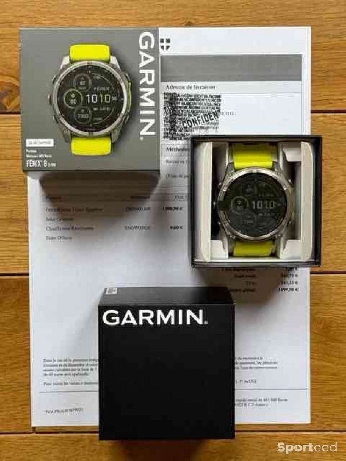 Montre Garmin Fenix 8 Solar 51mm Sapphire Graphite GPS Multisport Très bon état Garmin reconditionné disponible sur Sporteed