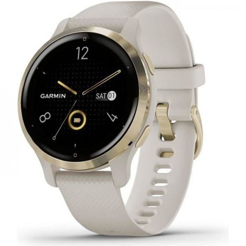 Montre GARMIN Venu 2S connectée Light Gold Bracelet État correct N/A reconditionné disponible sur Fnac