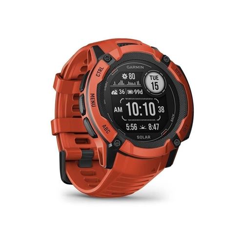 Montre GPS connectée - GARMIN - Instinct 2X Solar Rouge État correct N/A reconditionné disponible sur Fnac