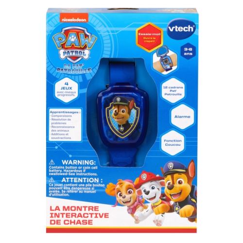 Montre interactive de Chase Vtech Pat Patrouille Bleu État correct VTech reconditionné disponible sur Fnac