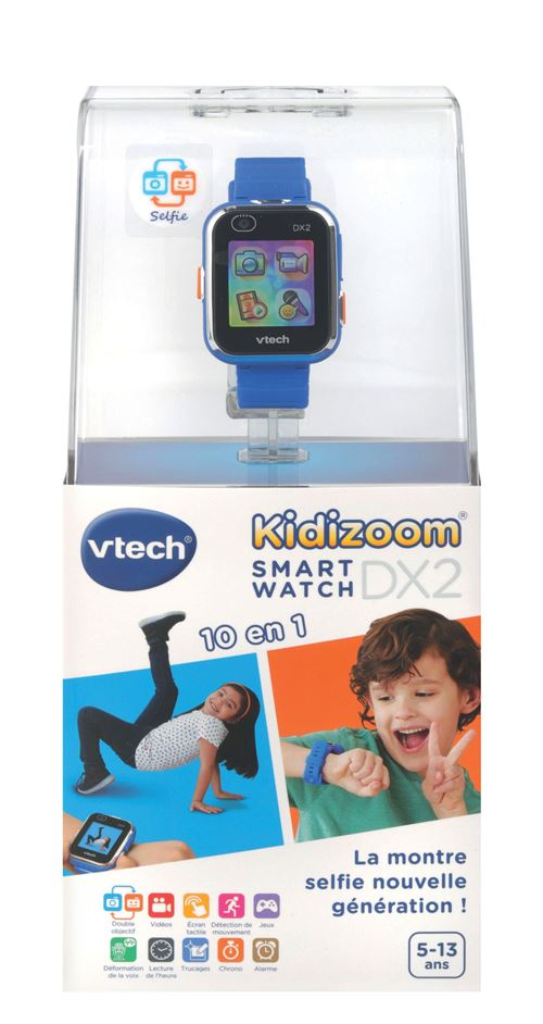 Montre Vtech Smartwatch Connect Kidizoom DX2 Bleu État correct VTech reconditionné disponible sur Fnac