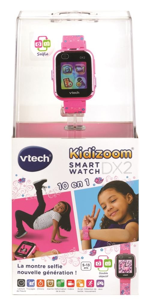 Montre Vtech Smartwatch Connect Kidizoom DX2 Rose État correct VTech reconditionné disponible sur Fnac