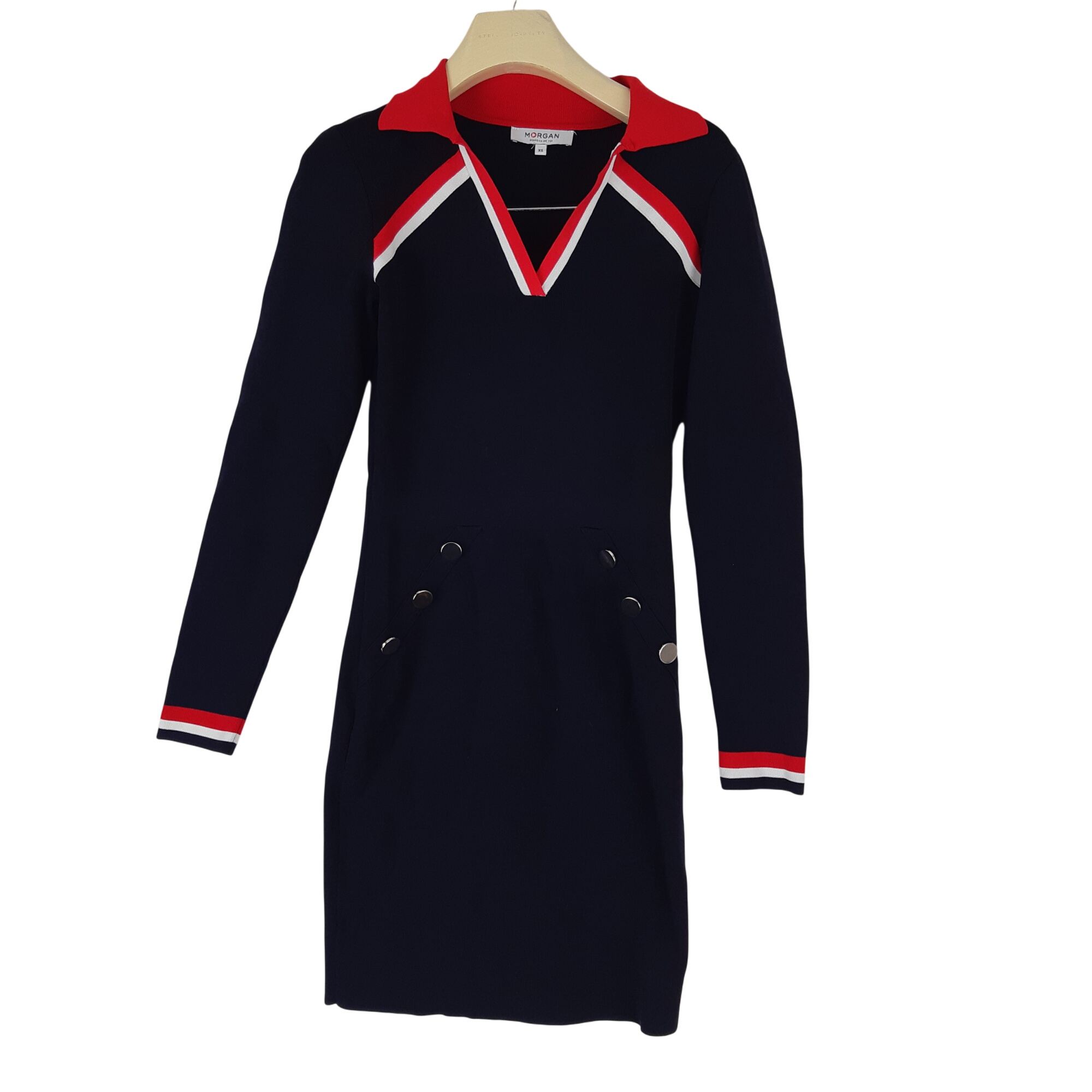 Morgan De Toi - Robe noire - Taille XS mesures Carrure= 36 Poitrine= 36 Taille= 30 Hanches= 33 Bassin= 36 Très bon état - 18,00 € Morgan De Toi - Robe noire - Taille XS mesures Carrure= 36 Poitrine= 36 Taille= 30 Hanches= 33 Bassin= 36 Très bon état reconditionné disponible sur Label Emmaüs