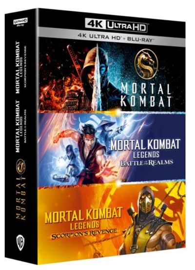 Mortal Kombat 2021, Mortal Kombat Legends : Scorpion's Revenge, Mortal Kombat Legends : Battle Of The Realms Blu-ray 4K Ultra HD État correct - 48,14 € Mortal Kombat 2021, Mortal Kombat Legends : Scorpion's Revenge, Mortal Kombat Legends : Battle Of The Realms Blu-ray 4K Ultra HD État correct reconditionné disponible sur Fnac