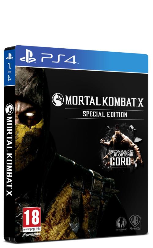 Mortal Kombat X Special Edition PS4 État correct reconditionné disponible sur Fnac