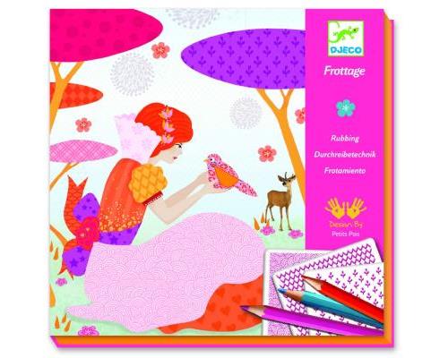 Motifs à frotter Les robes de Louna Djeco État correct Djeco reconditionné disponible sur Fnac