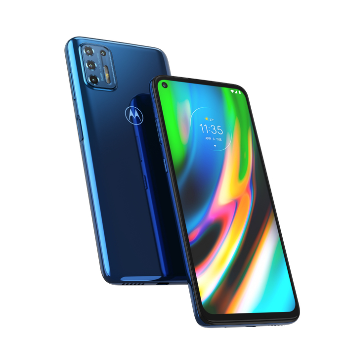 Moto G9 plus (4G) 128 Go, Bleu - Très bon état Très bon état Motorola reconditionné disponible sur Pixmania