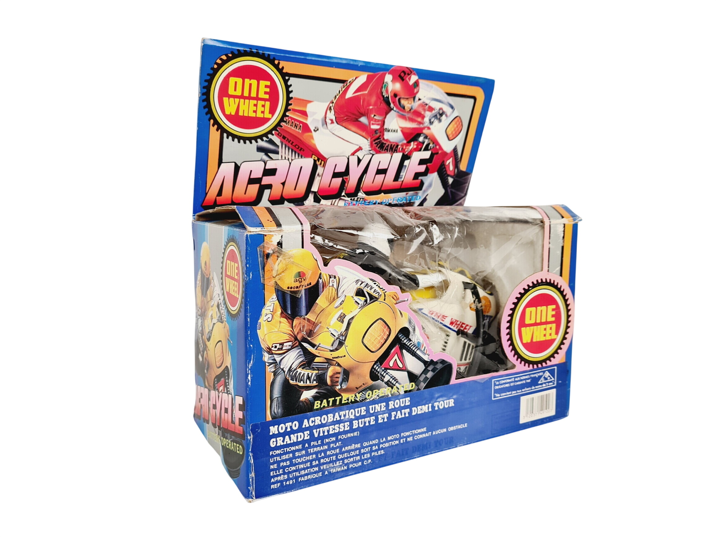 Moto Yamaha jaune acrobatique une roue à piles- Touch & Turn - One Wheel Parfait état - 28,00 € Moto Yamaha jaune acrobatique une roue à piles- Touch & Turn - One Wheel Parfait état reconditionné disponible sur Label Emmaüs