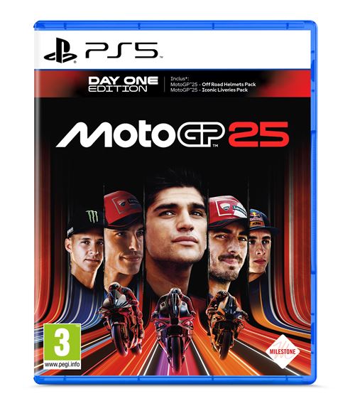 Acheter MotoGP™ 25 Day One Edition PS5 État correct - 27,77 € | Dero MotoGP™ 25 Day One Edition PS5 État correct Koch Media reconditionné disponible sur Fnac | Dero