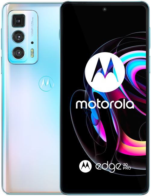 Motorola Edge 20 Pro - 5G smartphone - double SIM - RAM 12 Go / Mémoire interne 256 Go - OLED display - 6.7" - 2400 x 1080 pixels - (144 Hz) - 3 x caméras arrière 108 MP, 8 MP, 8 MP - front camera 32 MP - blanc irisé État correct N/A reconditionné disponible sur Fnac | Dero