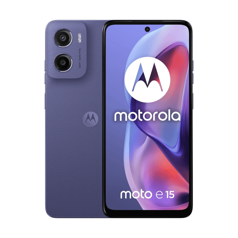 Motorola moto E15 (4G) 64 Go, Lavande - Excellent état Parfait état Motorola reconditionné disponible sur Pixmania