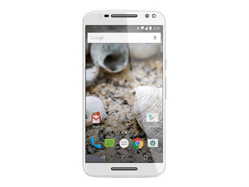 Motorola Moto X Style - 4G smartphone - RAM 3 Go / Mémoire interne 32 Go - microSD slot - Écran LCD - 5.7" - 2560 x 1440 pixels - rear camera 21 MP - front camera 5 MP - blanc État correct Motorola reconditionné disponible sur Fnac