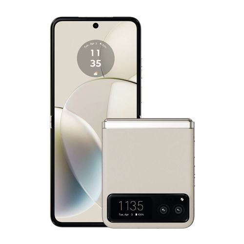 Motorola Razr 40 8 Go/256 Go Crème Vanille (Vanilla Cream) Double SIM XT2323-1 État correct N/A reconditionné disponible sur Fnac
