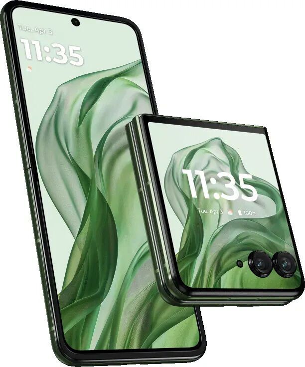 Motorola Razr 50 Ultra 512 GB Dual-SIM Vert Printemps Parfait état Motorola reconditionné disponible sur Refurbed
