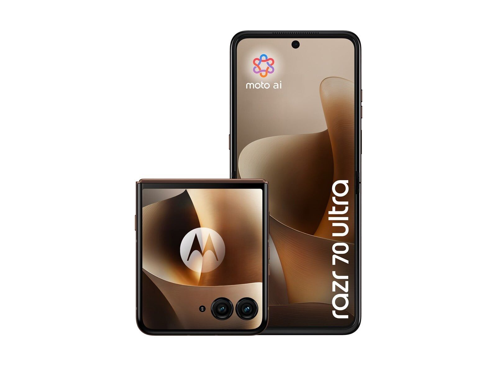Motorola Razr 70 Ultra 16 GB 512 GB Dual-SIM PANTONE Cocoa Parfait état Motorola reconditionné disponible sur Refurbed
