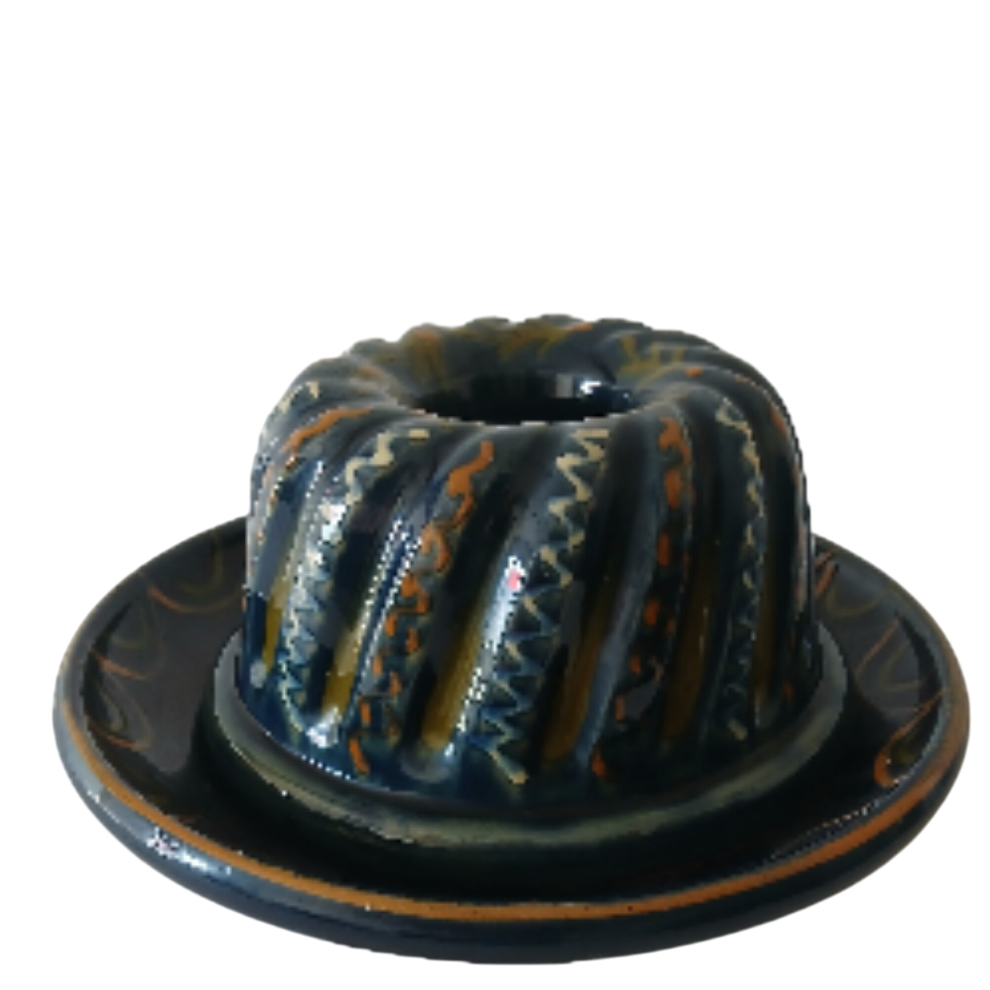 Acheter Moule à kougloff et son plat de présentation en terre cuite vernissée. Très bon état - 30,00 € Moule à kougloff et son plat de présentation en terre cuite vernissée. Très bon état reconditionné disponible sur Label Emmaüs