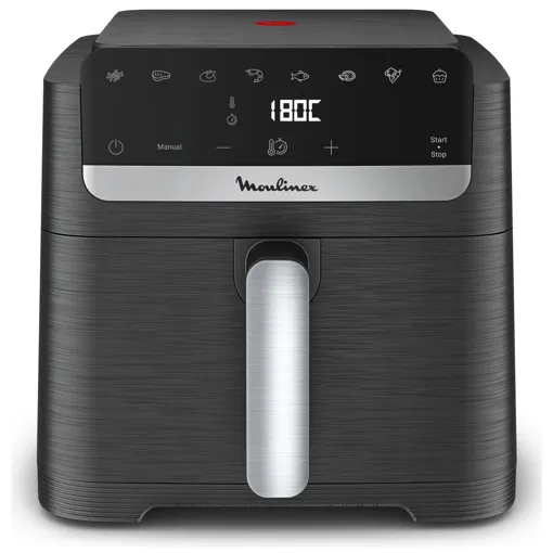 Moulinex Easy Fry Mega Compact EZ8618 Unique 7,5 L Autonome 2020 W Friteuse d'air chaud Noir Bon état reconditionné disponible sur Rakuten