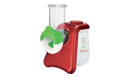 Moulinex Fresh Express Max DJ8115 - Râpe électrique - 260 Watt - rouge métallique/blanc État correct SEB reconditionné disponible sur Fnac