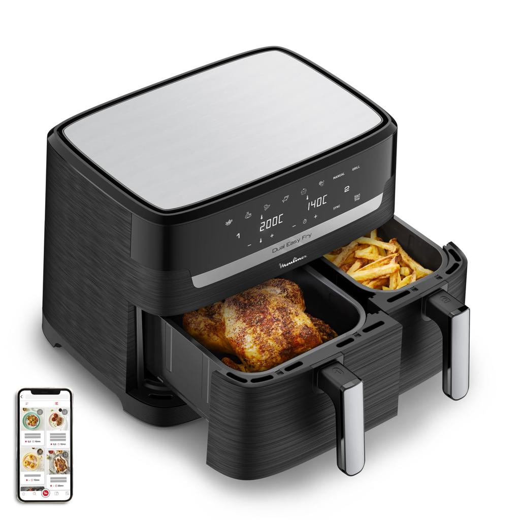 Moulinex Friteuse Dual Easy Fry EZ905B20 Reconditionné Moulinex reconditionné photo 3 | Dero