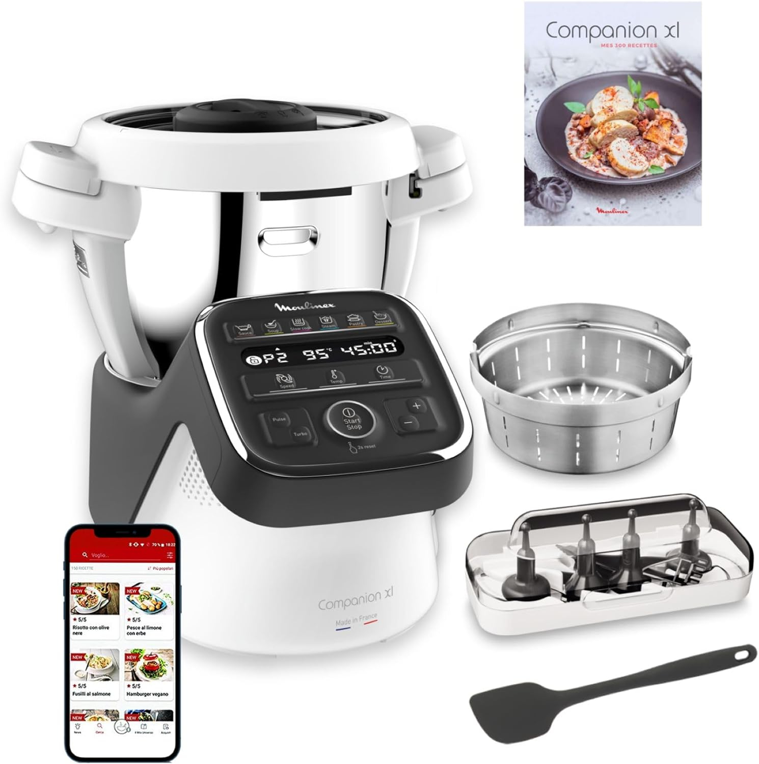 Moulinex Robot cuiseur multifonction, 1550 W HF80C800R (remise -40%) Très bon état - 417,90 € Moulinex Robot cuiseur multifonction, 1550 W HF80C800R (remise -40%) Très bon état reconditionné disponible sur Label Emmaüs