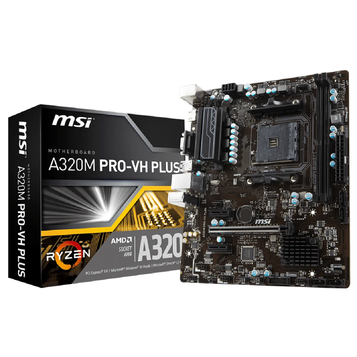 Msi A320M PRO-VH PLUS Reconditionné - 91,99 € Msi A320M PRO-VH PLUS Reconditionné MSI reconditionné disponible sur Rue du Commerce Seconde Vie