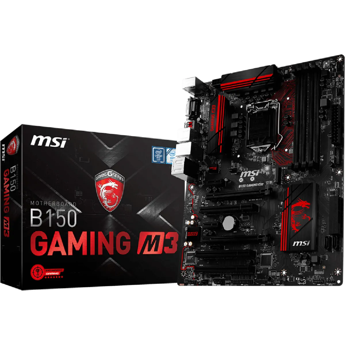 Msi B150 GAMING M3 Reconditionné - 99,00 € Msi B150 GAMING M3 Reconditionné MSI reconditionné disponible sur Rue du Commerce Seconde Vie