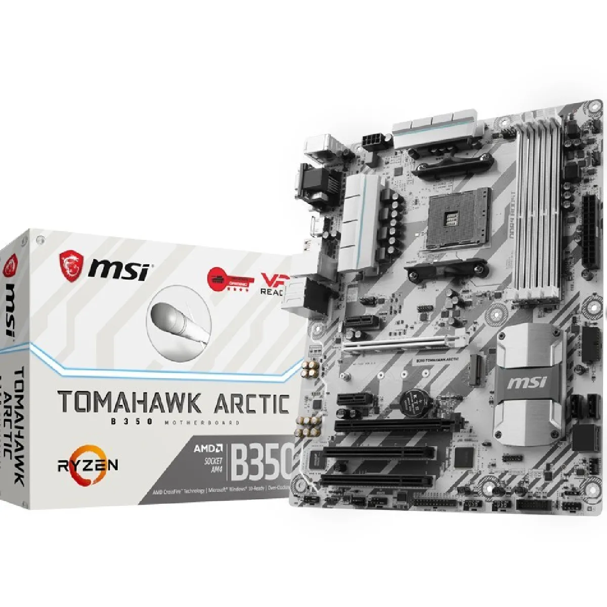Msi B350 Tomahawk Arctic Reconditionné - 139,00 € Msi B350 Tomahawk Arctic Reconditionné MSI reconditionné disponible sur Rue du Commerce Seconde Vie