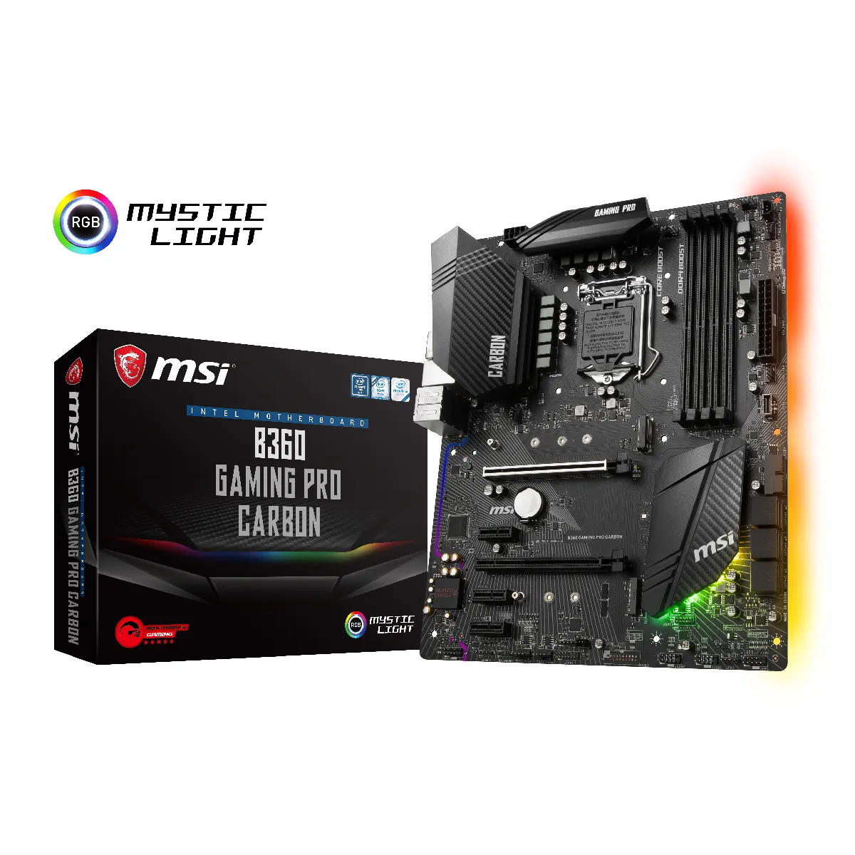Msi B360 Gaming Pro Carbon Reconditionné - 92,00 € Msi B360 Gaming Pro Carbon Reconditionné MSI reconditionné disponible sur Rue du Commerce Seconde Vie