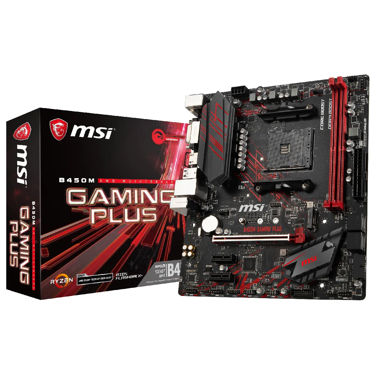 MSI B450 GAMING PLUS Reconditionné - 115,00 € MSI B450 GAMING PLUS Reconditionné MSI reconditionné disponible sur Rue du Commerce Seconde Vie