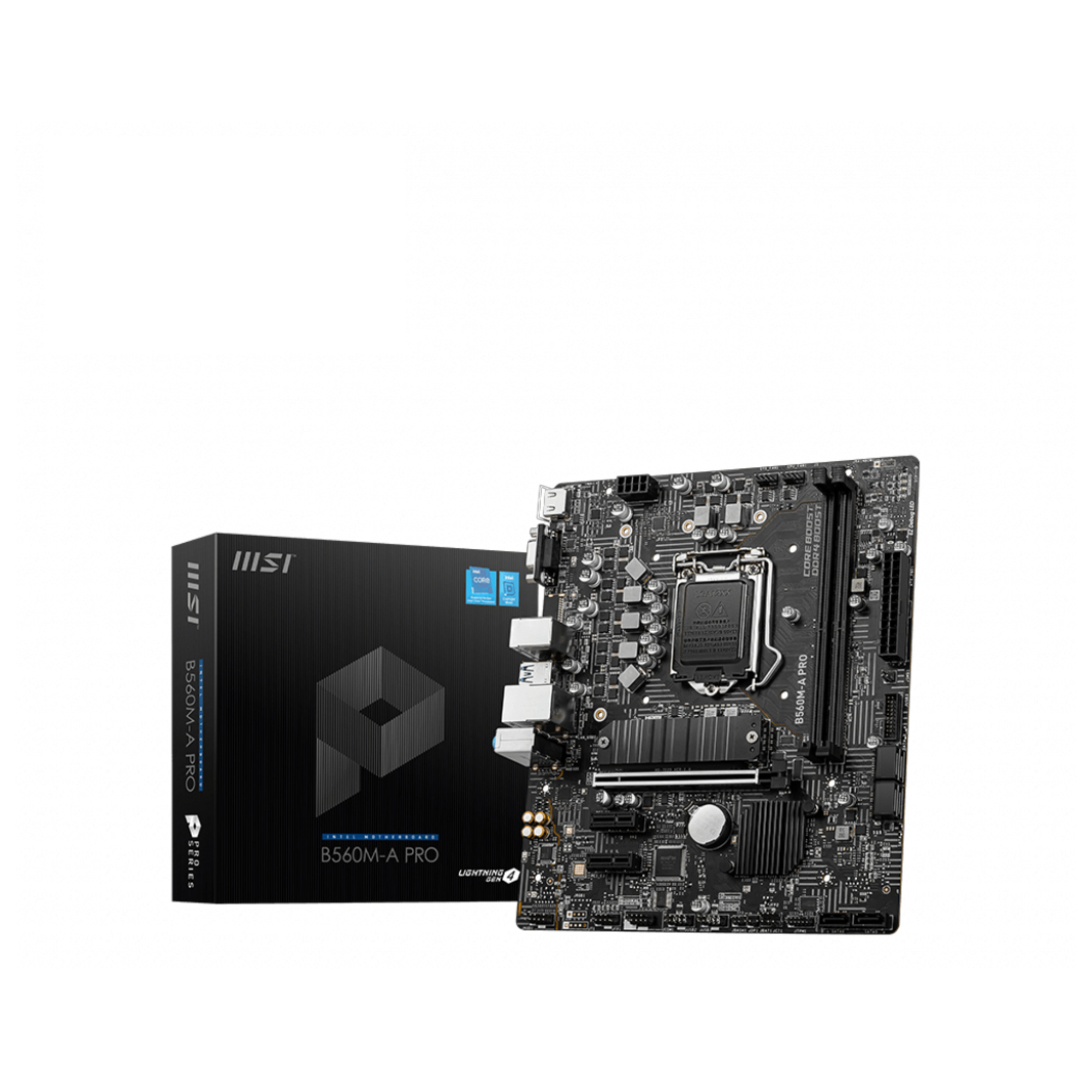 MSI B560M-A PRO carte mère Intel B560 LGA 1200 (Socket H5) micro ATX - Excellent état Parfait état MSI reconditionné disponible sur Pixmania