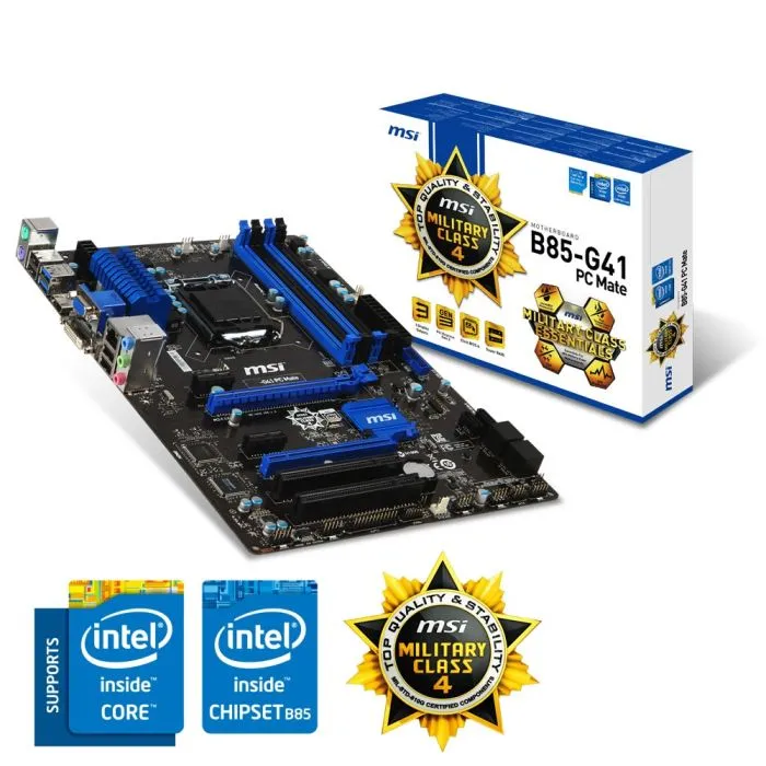 MSI B85-G41 PC Mate Reconditionné MSI reconditionné disponible sur Cdiscount Seconde Vie