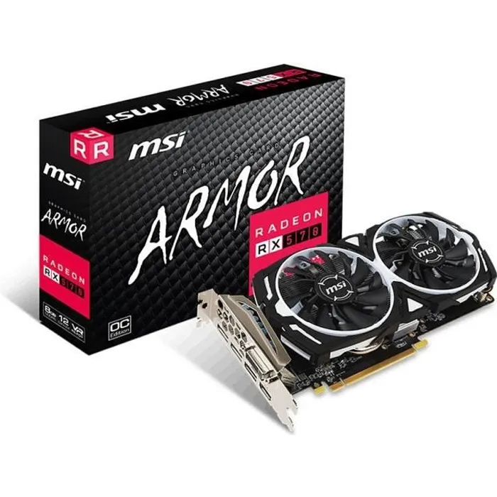 MSI Carte graphique Radeon RX 570 ARMOR 8G OC Reconditionné - 139,90 € MSI Carte graphique Radeon RX 570 ARMOR 8G OC Reconditionné MSI reconditionné disponible sur Cdiscount Seconde Vie