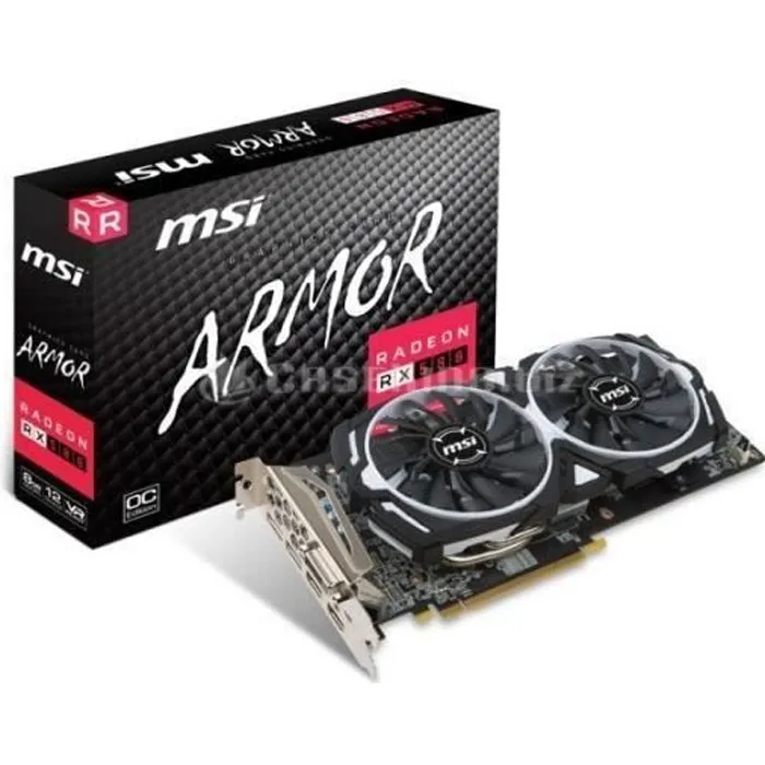 MSI Carte graphique Radeon RX 580 ARMOR 8G OC - 8 Go - GDDR5 Reconditionné - 149,90 € MSI Carte graphique Radeon RX 580 ARMOR 8G OC - 8 Go - GDDR5 Reconditionné MSI reconditionné disponible sur Cdiscount Seconde Vie