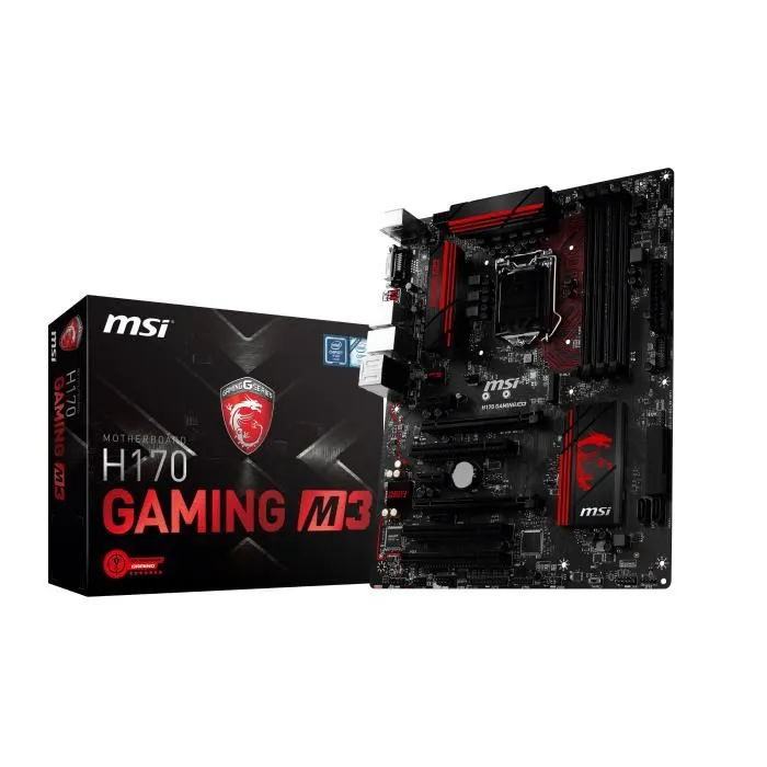 MSI carte mère H170 Gaming M3 Reconditionné MSI reconditionné disponible sur Cdiscount Seconde Vie