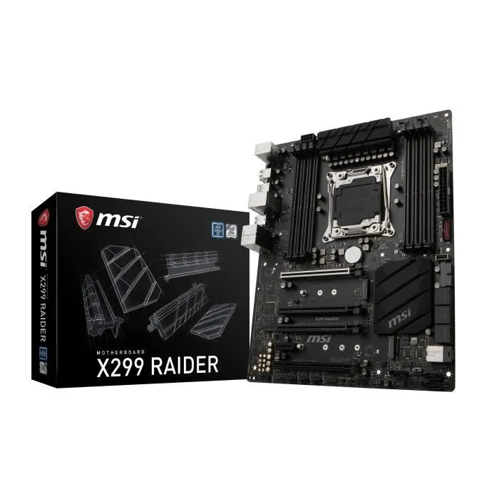 Acheter MSI Carte mère INTEL® X299 RAIDER - Socket 2066 - DDR4 - 4266+(OC) Mhz Reconditionné - 299,99 € MSI Carte mère INTEL® X299 RAIDER - Socket 2066 - DDR4 - 4266+(OC) Mhz Reconditionné MSI reconditionné disponible sur Cdiscount Seconde Vie