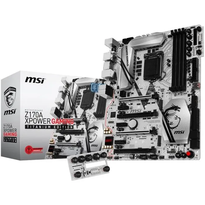 MSI carte mère Z170A XPOWER GAMING TITANIUM EDITIO Reconditionné - 99,99 € MSI carte mère Z170A XPOWER GAMING TITANIUM EDITIO Reconditionné MSI reconditionné disponible sur Cdiscount Seconde Vie