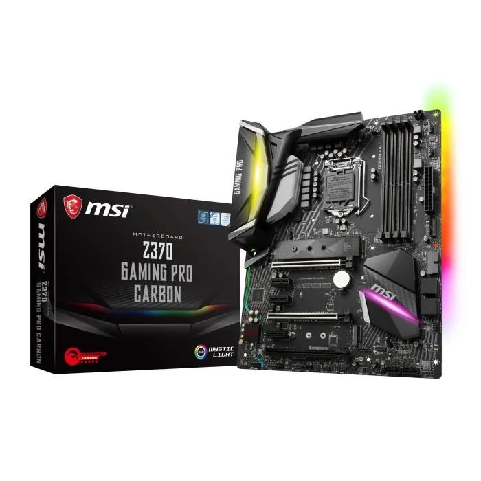 MSI Carte Mère Z370 GAMING PRO CARBON Reconditionné - 219,99 € MSI Carte Mère Z370 GAMING PRO CARBON Reconditionné MSI reconditionné disponible sur Cdiscount Seconde Vie | Dero