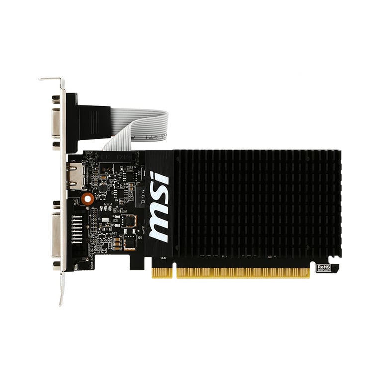 MSI G7102D3HP carte graphique NVIDIA GeForce GT 710 2 Go GDDR3 - Excellent état Parfait état MSI reconditionné disponible sur Pixmania