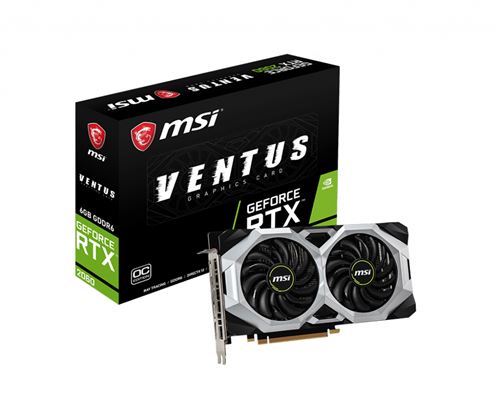 MSI GeForce RTX 2060 VENTUS 6G OC État correct MSI reconditionné disponible sur Fnac