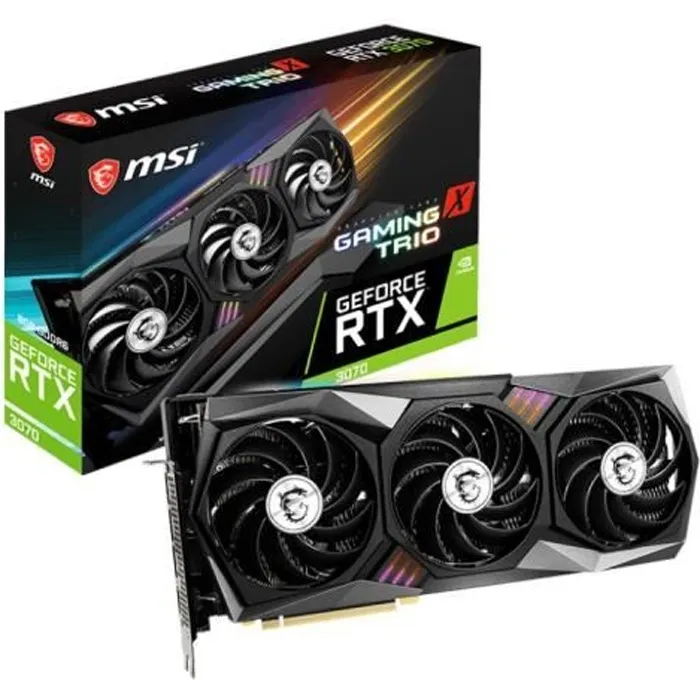 Acheter MSI GeForce RTX 3070 GAMING X TRIO Reconditionné - 359,90 € MSI GeForce RTX 3070 GAMING X TRIO Reconditionné MSI reconditionné disponible sur Cdiscount Seconde Vie