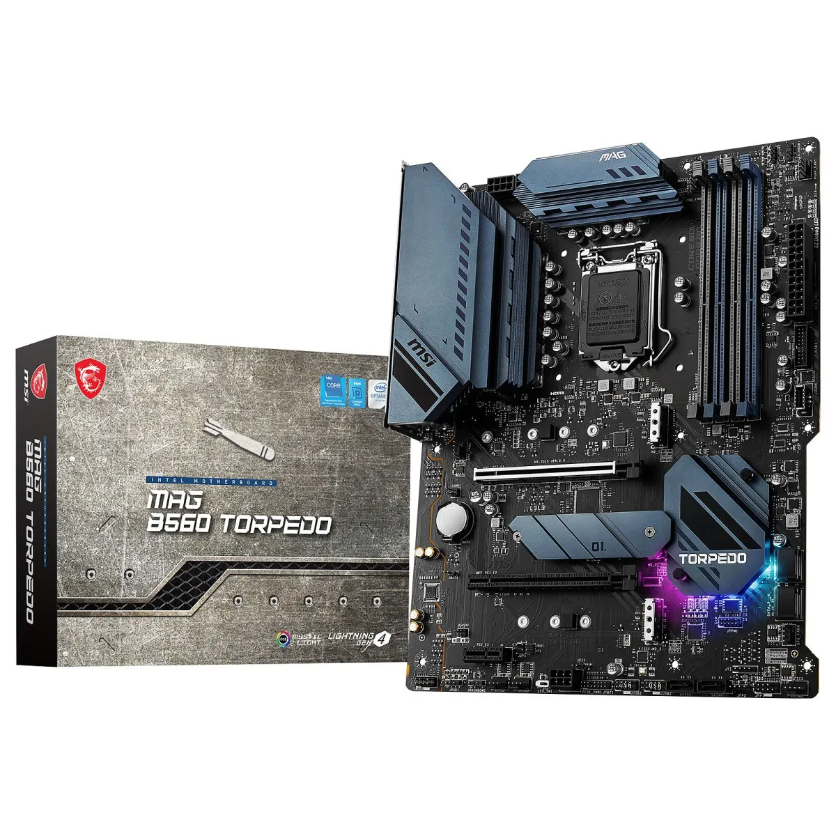 MSI MAG B560 TORPEDO Reconditionné - 154,00 € MSI MAG B560 TORPEDO Reconditionné MSI reconditionné disponible sur Rue du Commerce Seconde Vie