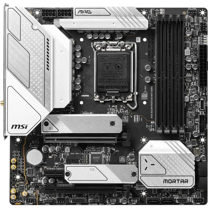 MSI - MAG B660M MORTAR WIFI DDR4 - Carte Mère - Socket LGA 1700 - Chipset Intel B660 Reconditionné - 287,10 € MSI - MAG B660M MORTAR WIFI DDR4 - Carte Mère - Socket LGA 1700 - Chipset Intel B660 Reconditionné MSI reconditionné disponible sur Cdiscount Seconde Vie