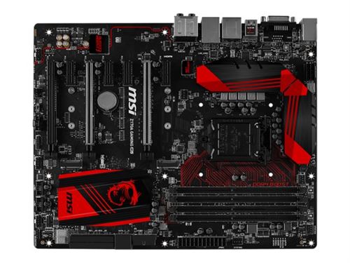 MSI Z170A Gaming M5 - Carte-mère - ATX - LGA1151 Socket - Z170 Chipset - USB 3.1 Gen 1, USB-C Gen2, USB 3.1 Gen 2 - Gigabit LAN - carte graphique embarquée (unité centrale requise) - audio HD (8 canaux) État correct MSI reconditionné disponible sur Fnac