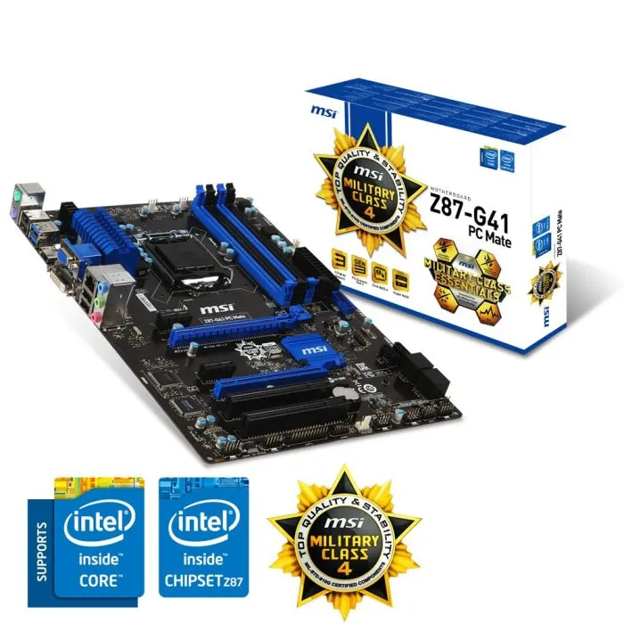 MSI Z87-G41 PC Mate Reconditionné MSI reconditionné disponible sur Cdiscount Seconde Vie